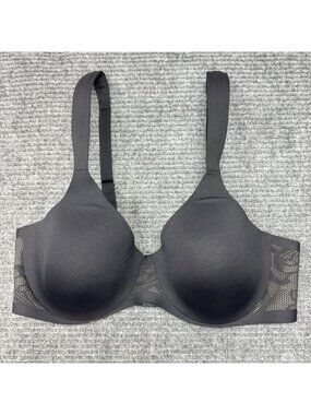 Bali Bra 36C Coolest Smoothing Underwire T-Shirt Black & Almond DF4580 Quick Dry
